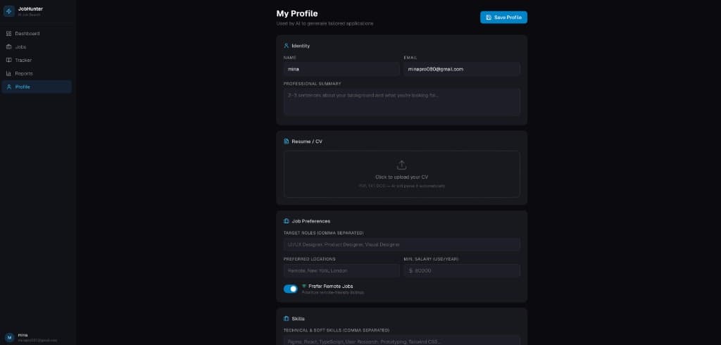 JobHunter — AI-Powered Job Search Platform
