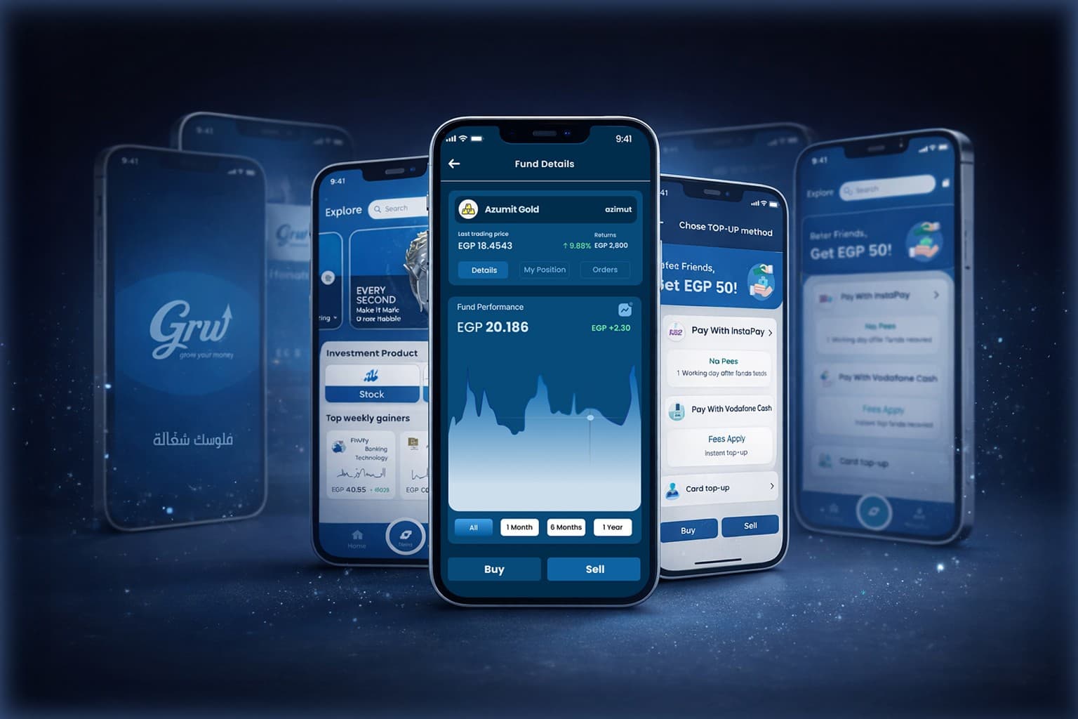 GRW Investment App — UI/UX Redesign